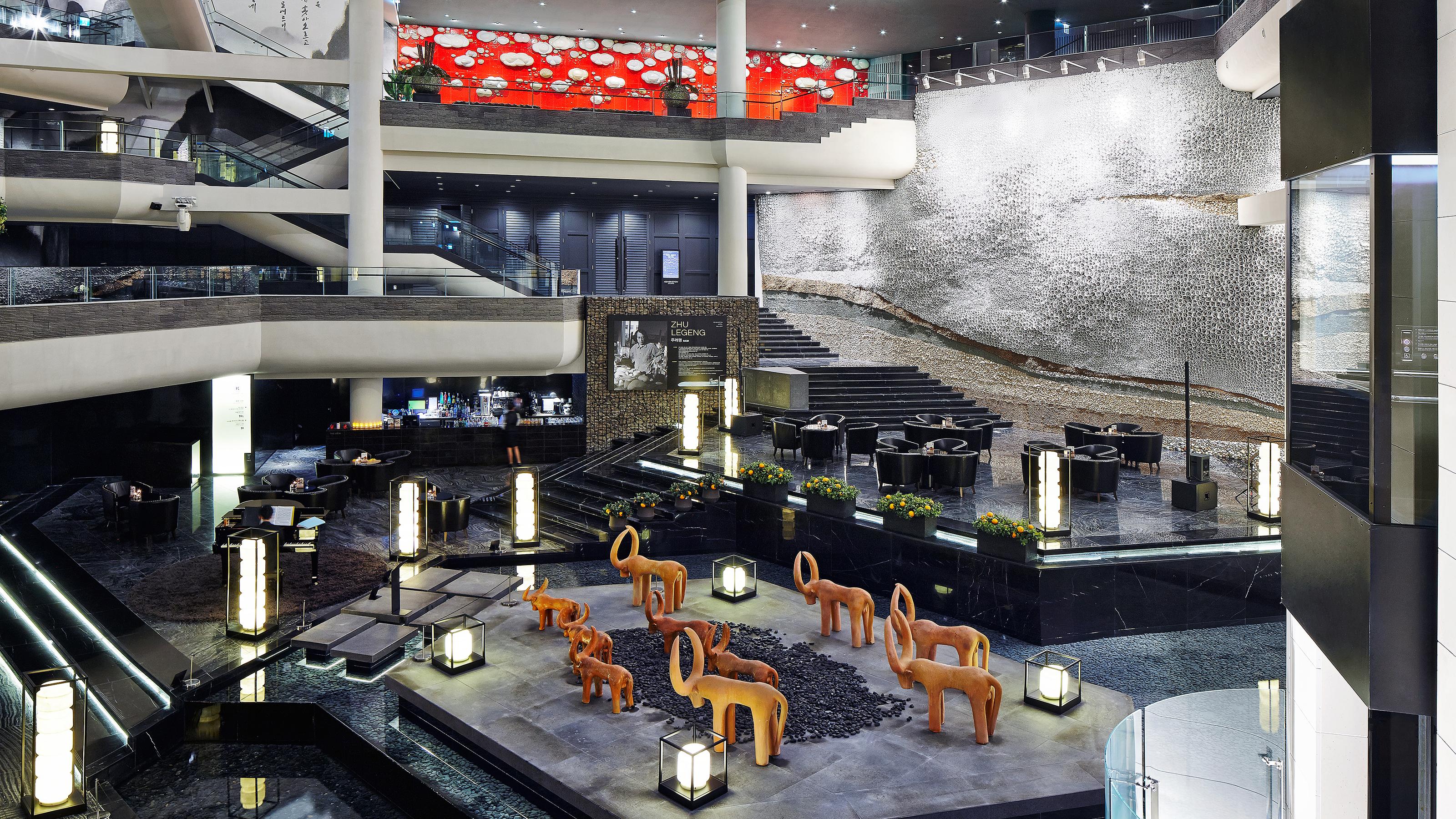 Kensington Jeju Hotel Exterior foto The lobby of the hotel