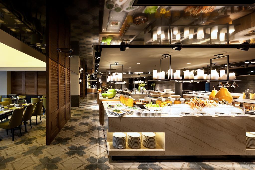 Kensington Jeju Hotel Exterior foto The buffet at the restaurant